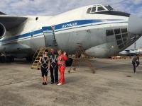 August 26, 2015 was organized a Zero Gravity flight board a group fight board a IL-76 MDK aircraft!